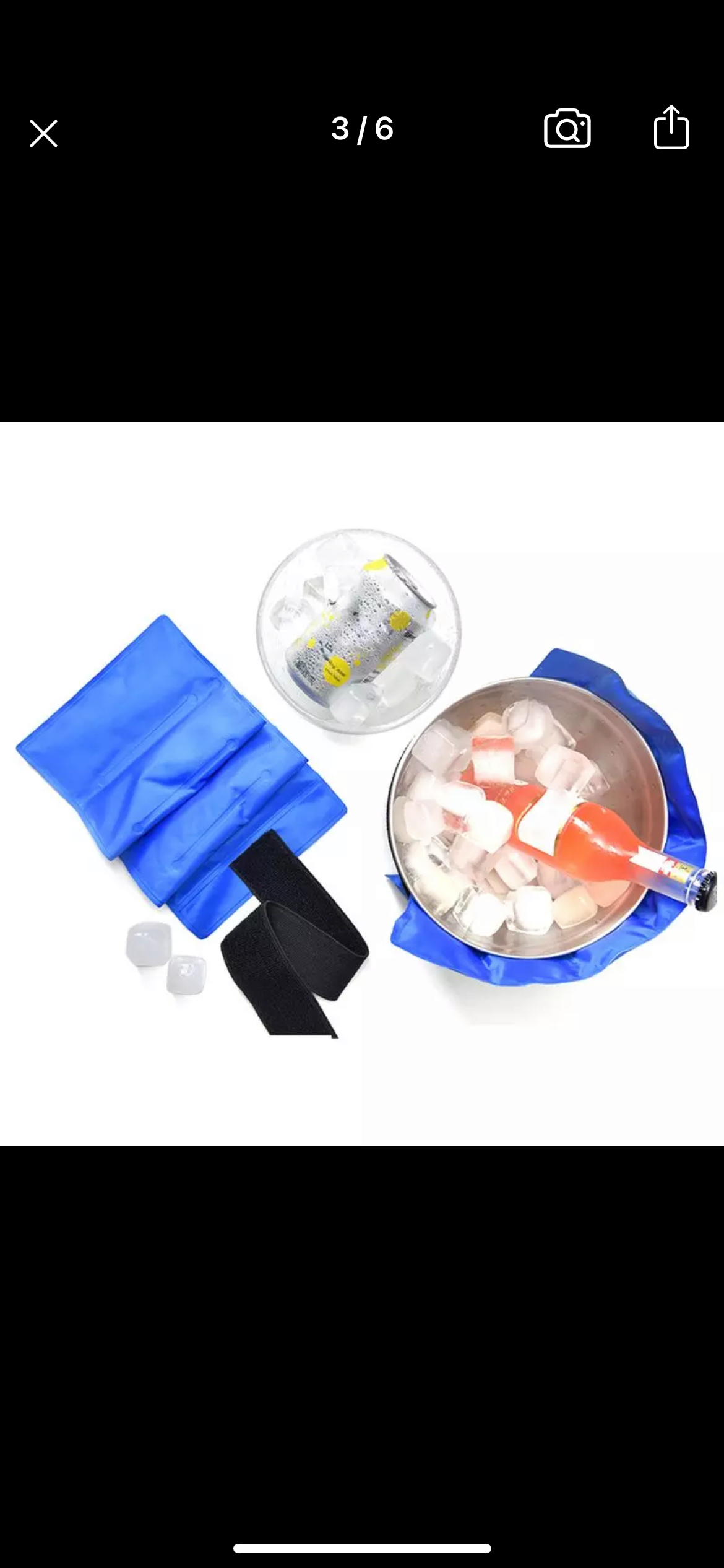 Reusable Ice Pack — with elastic strap (leg, arm, ribs, spine, etc)uu Ice Packs SPIRIT SPARKPLUGS