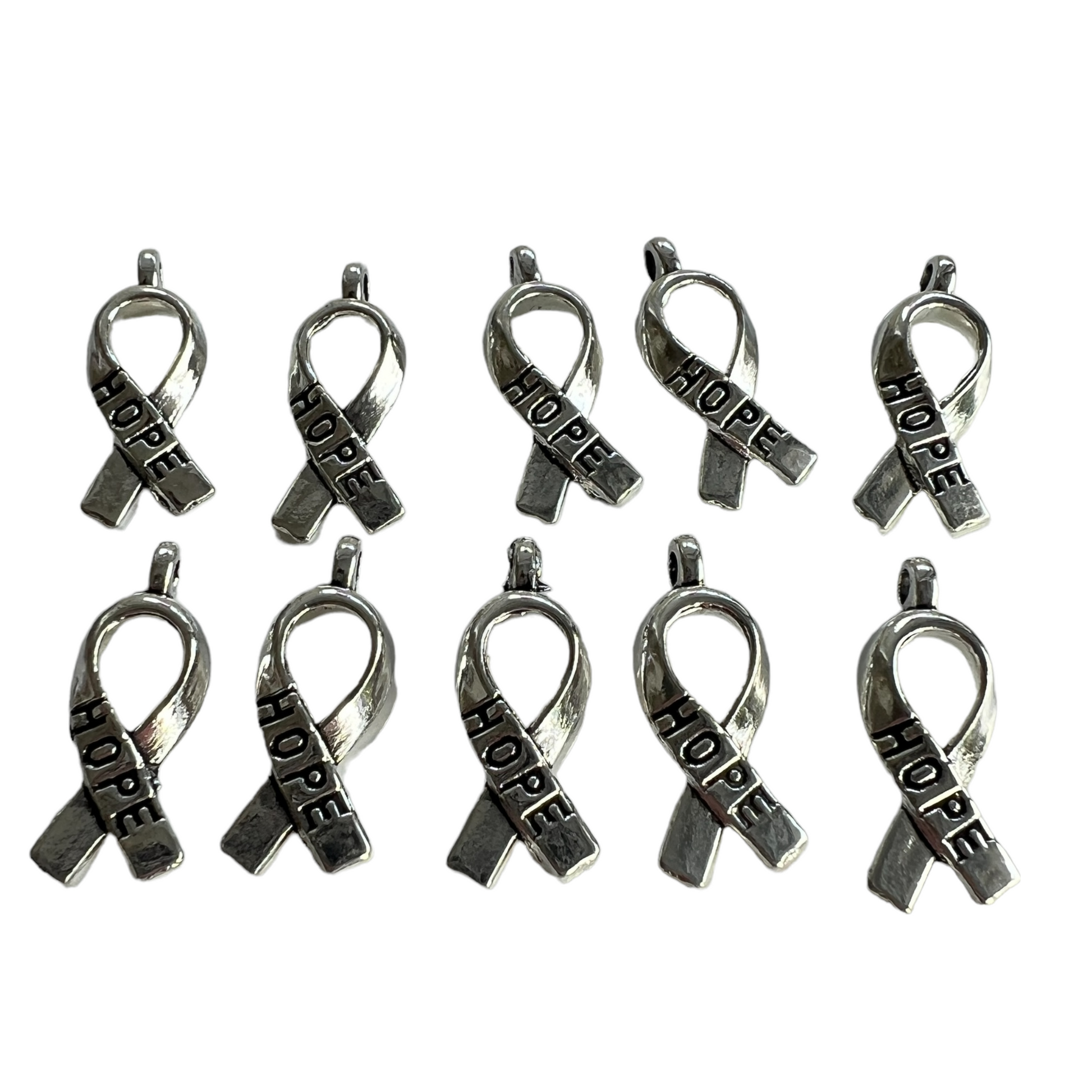 Craft — Hope Ribbon Charms Arts & Crafts SPIRIT SPARKPLUGS