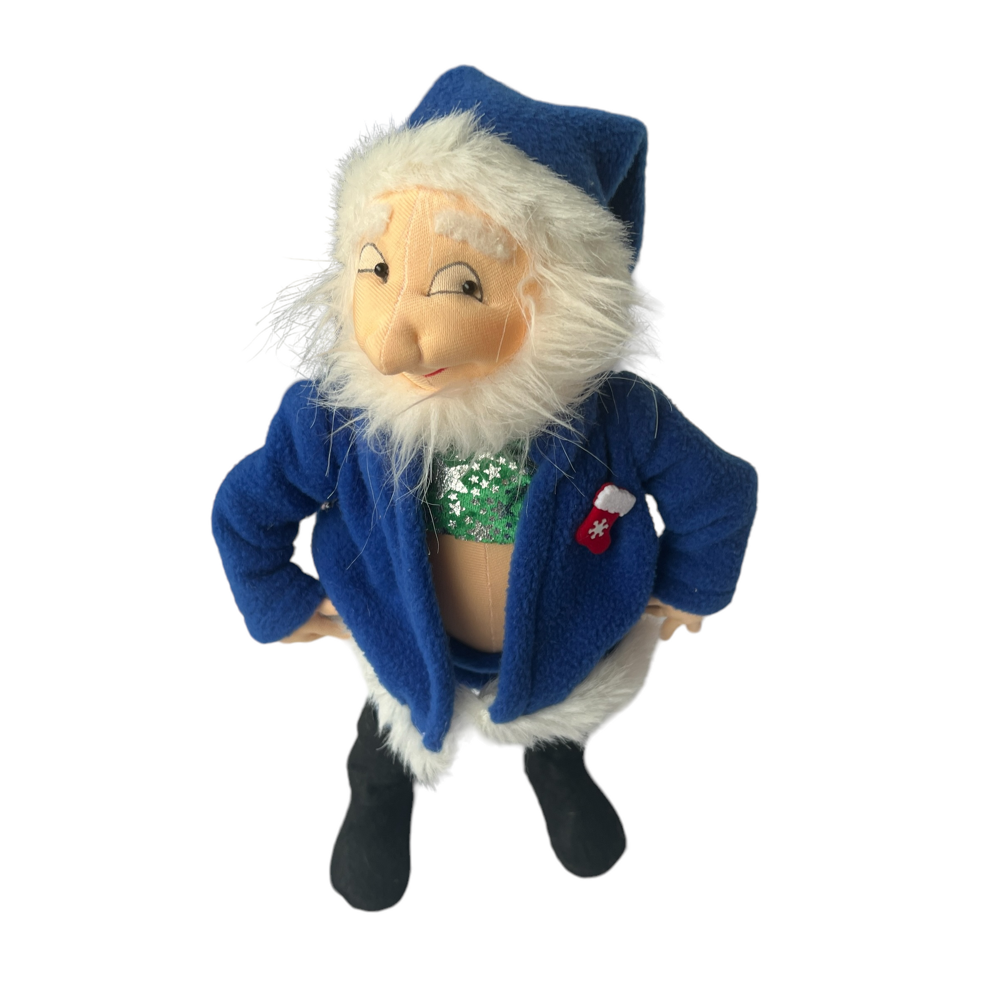 Doll Christmas Santa  Splash Quilting