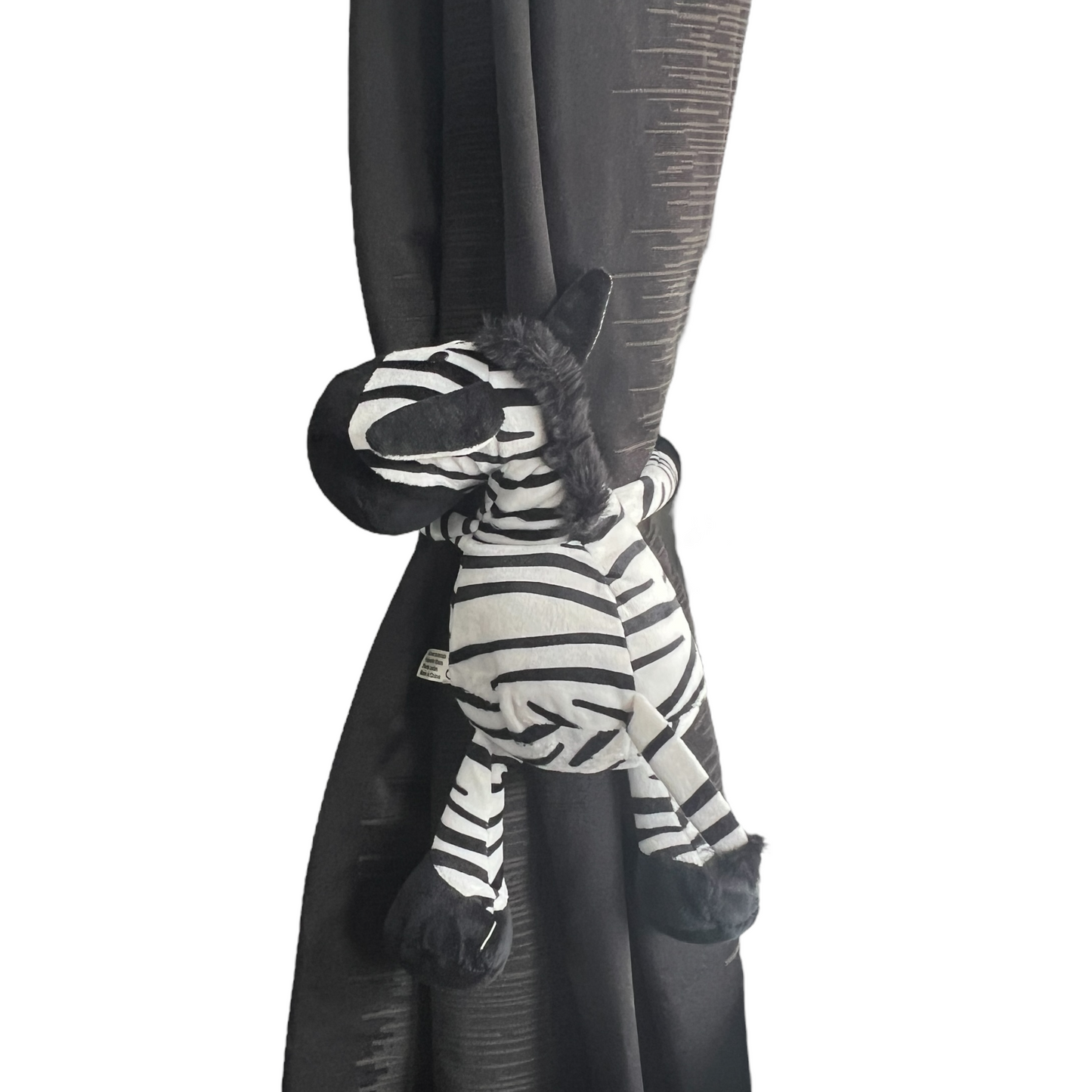 Curtain Holder — Plush (Zebra) Curtain Holdbacks & Tassels SPIRIT SPARKPLUGS