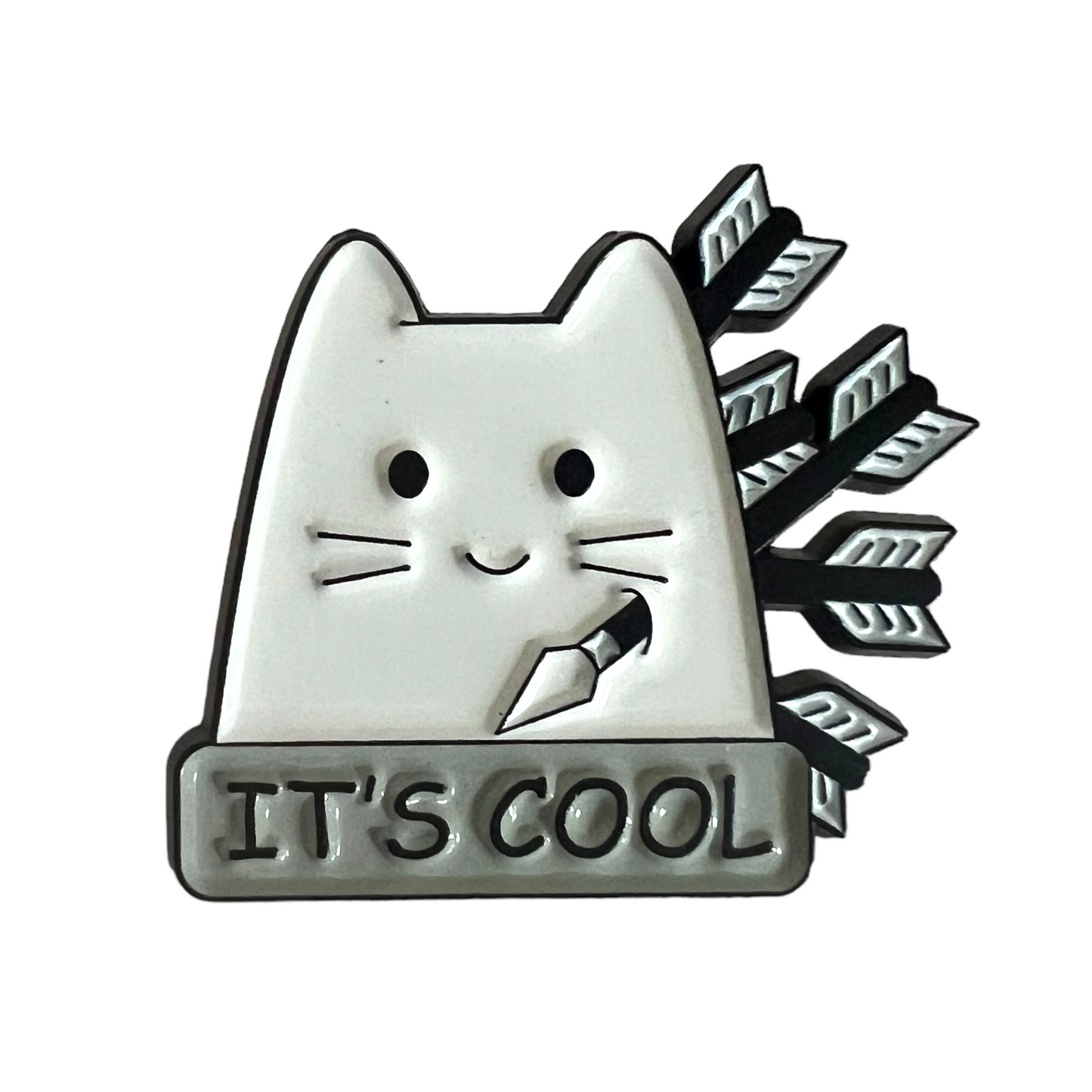 Pin — Cats Dark Humour Series  SPIRIT SPARKPLUGS ‘It’s Cool’