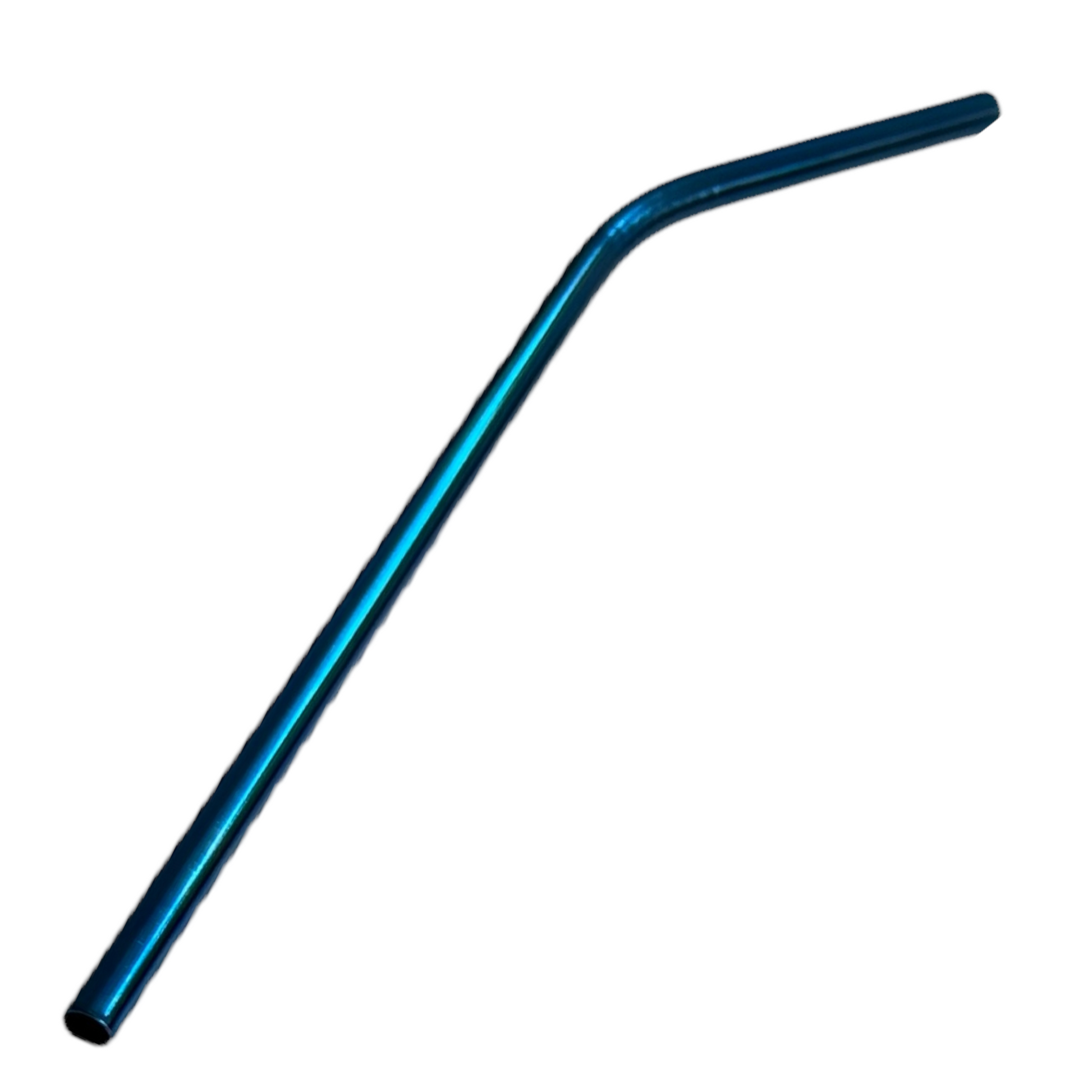 Tall Metal Straws  SPIRIT SPARKPLUGS Blue