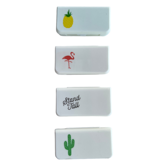 Mini Pill Boxes Travel  SPIRIT SPARKPLUGS