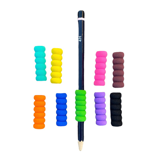 Foam Pencil Grips Stationery SPIRIT SPARKPLUGS Assorted (Full Colour Range)