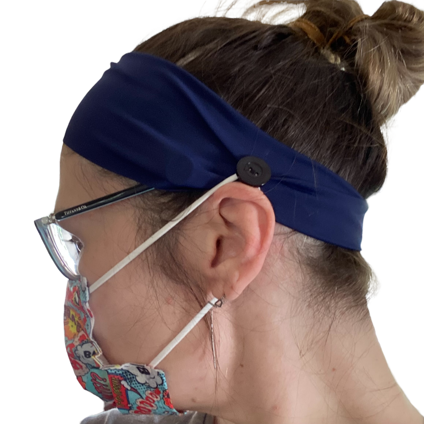 Headband with Buttons Mask SPIRIT SPARKPLUGS