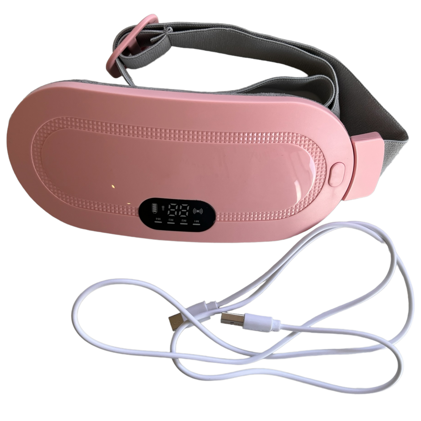 Heating Massage Belt (USB)  SPIRIT SPARKPLUGS Light Pink