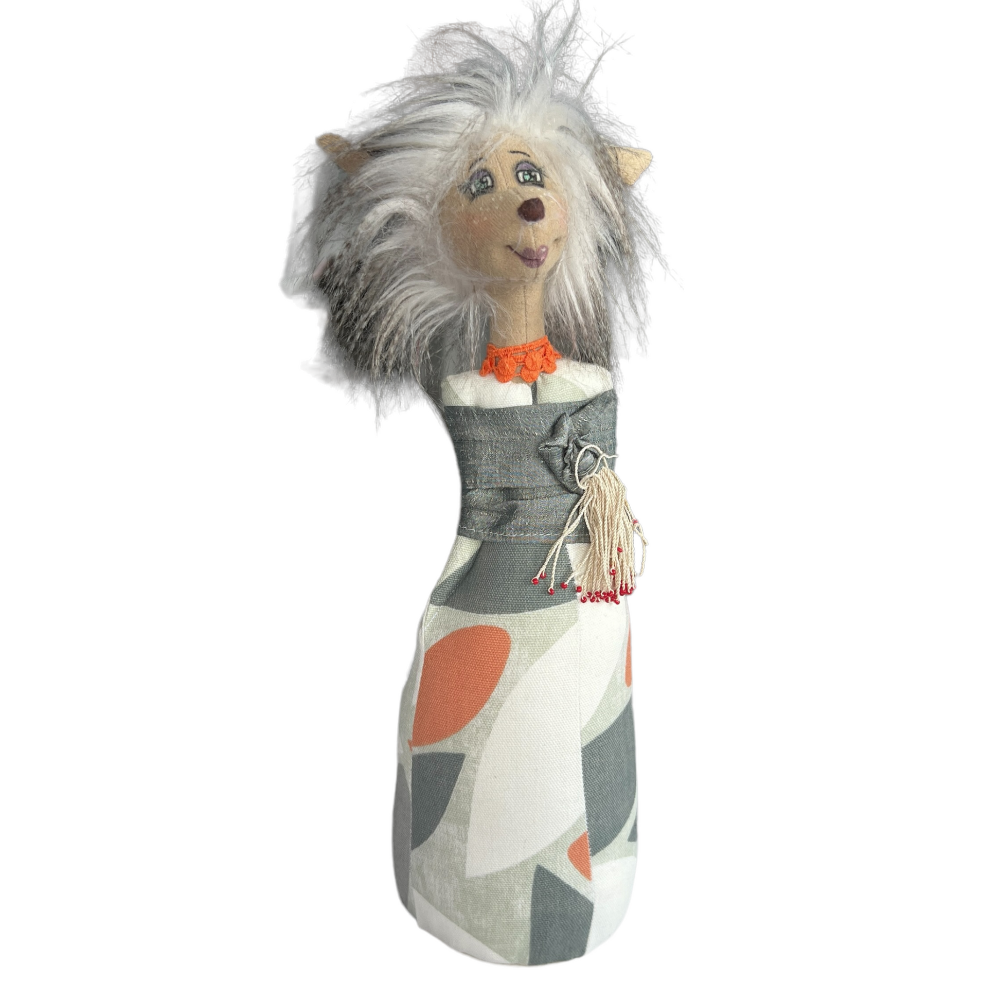 Fawn Doll, Stand Tall CHRISTMAS  Splash Quilting Natural Tones with Jean Jacket