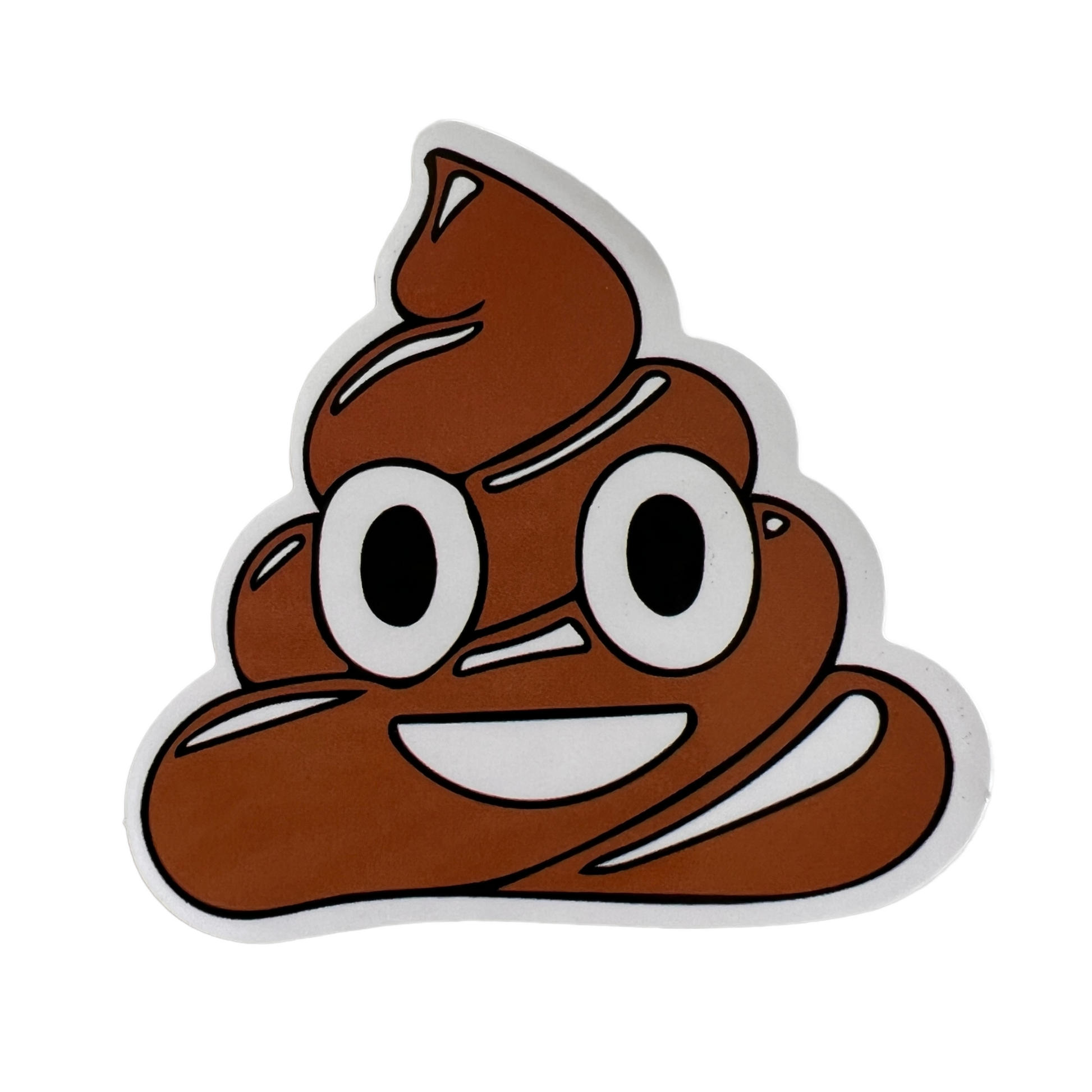 Poop Emoji Stickers Decorative Stickers SPIRIT SPARKPLUGS Single