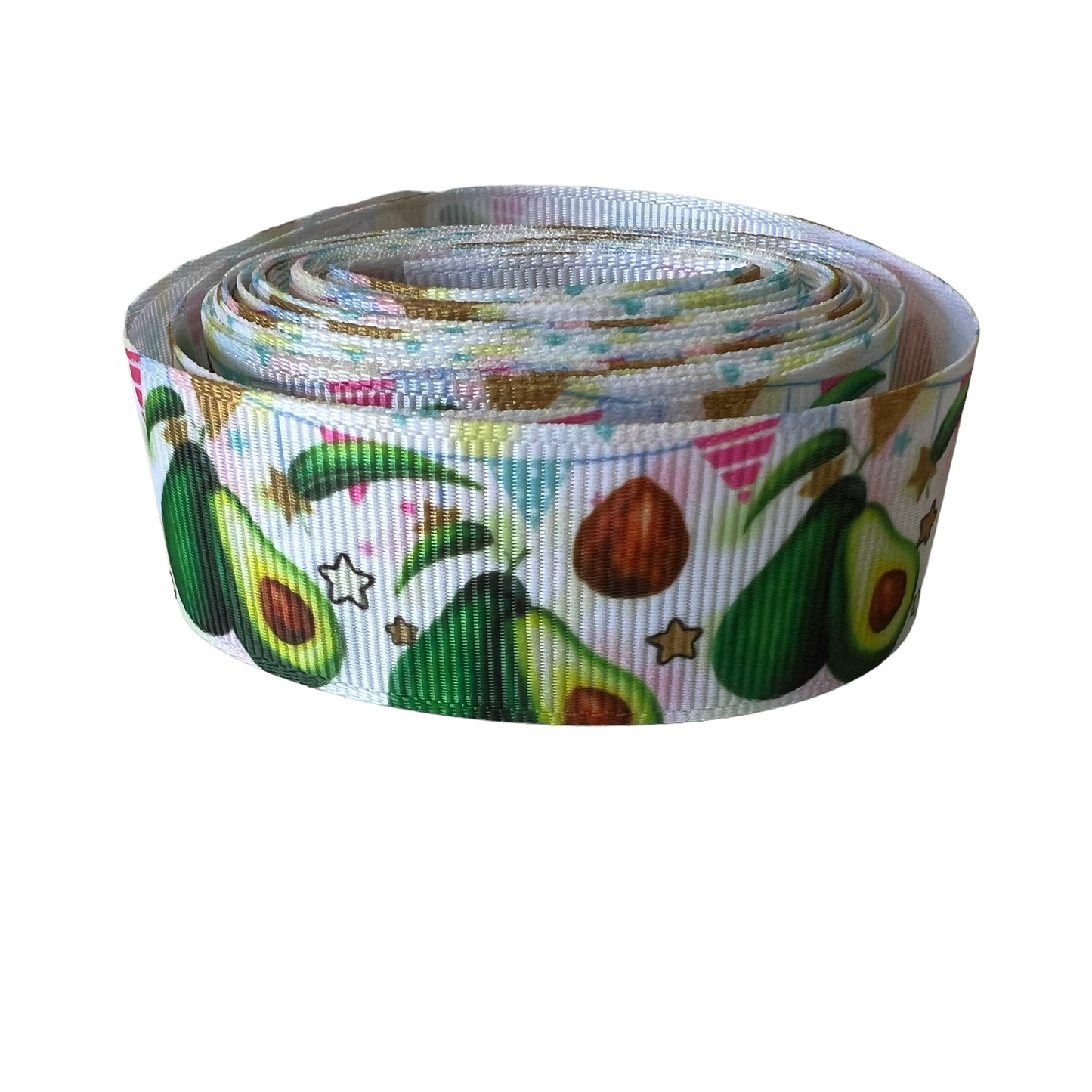 Cross Thread Ribbon — Avocado