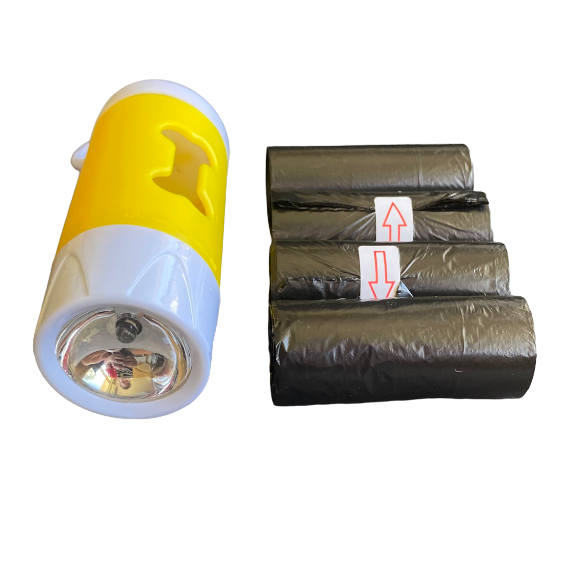 Mini Rubbish Bag Dispenser  SPIRIT SPARKPLUGS Dispenser with 4 Rolls