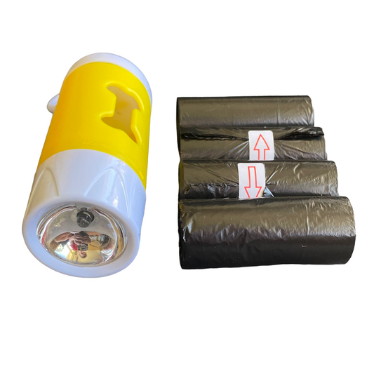 Mini Rubbish Bag Dispenser  SPIRIT SPARKPLUGS Dispenser with 4 Rolls