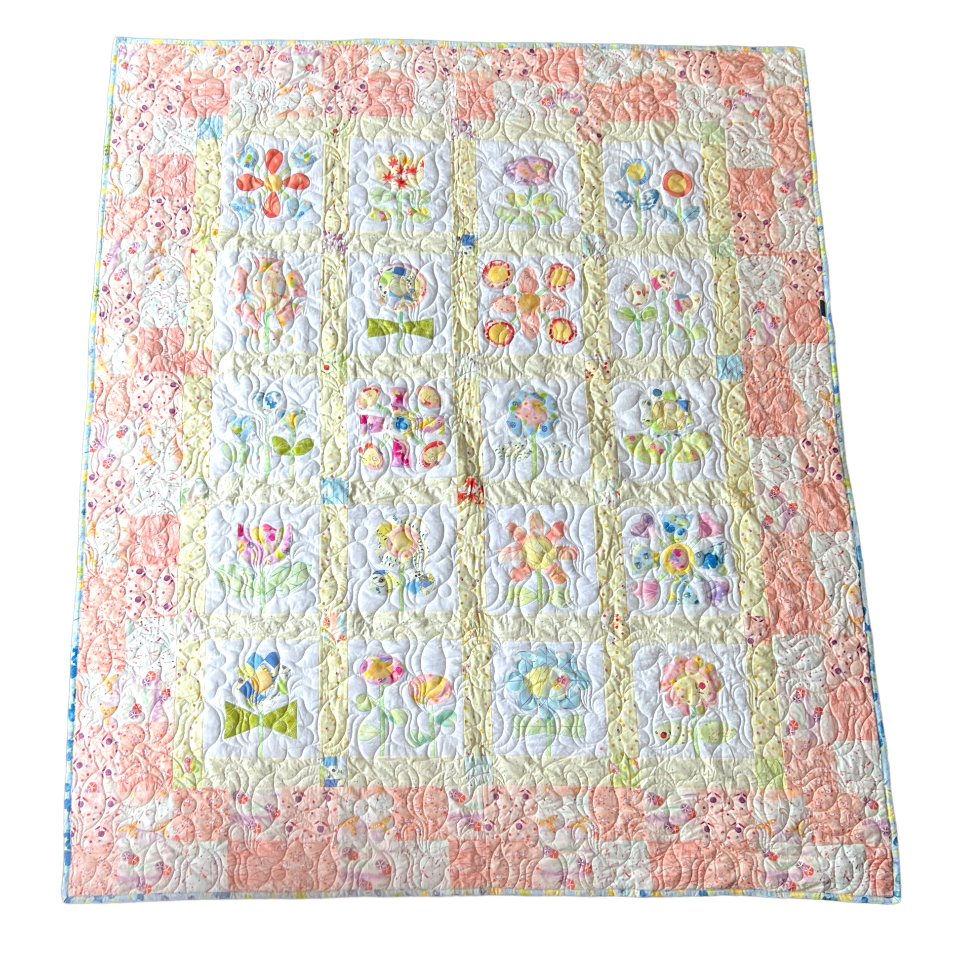 Quilt — Floral, Single Bed Quilt Baby & Toddler Car Seat Accessories Splash Quilting