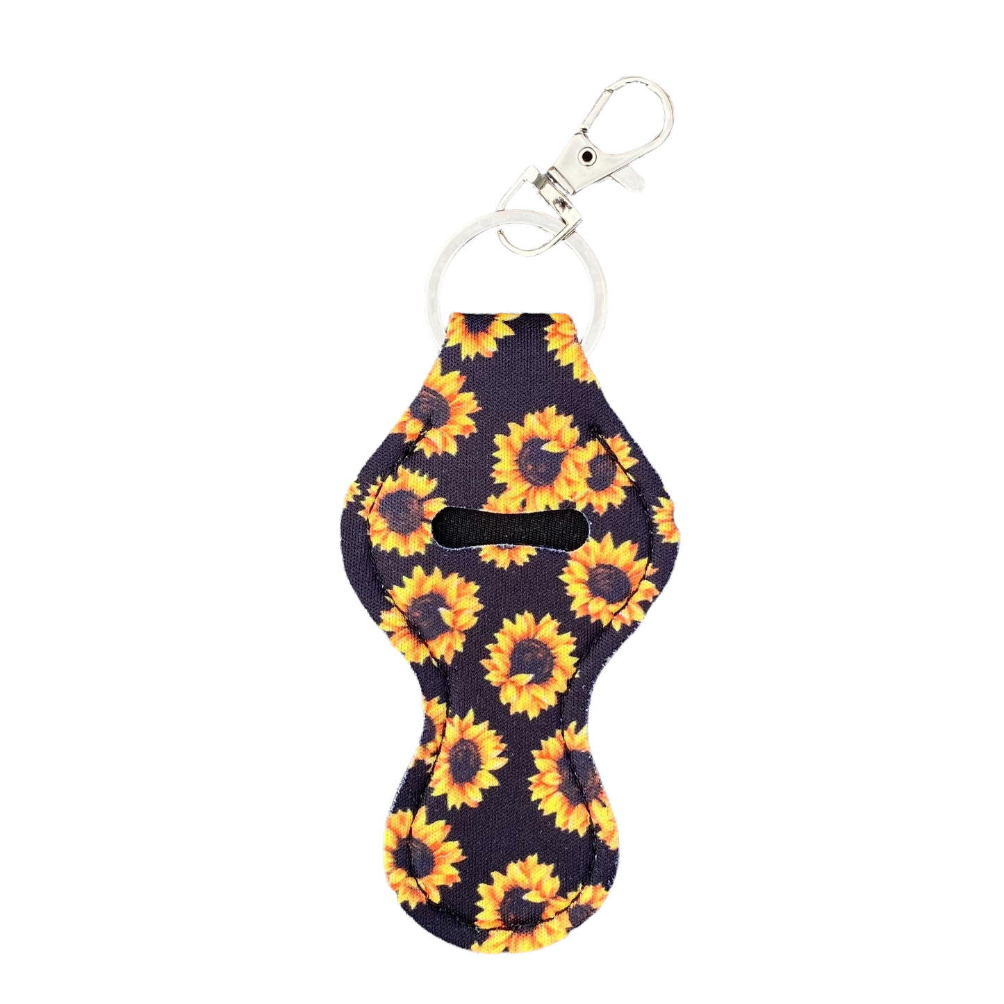 Keyring — Lipstick/Chapstick Holder Keychains SPIRIT SPARKPLUGS Black Sunflower