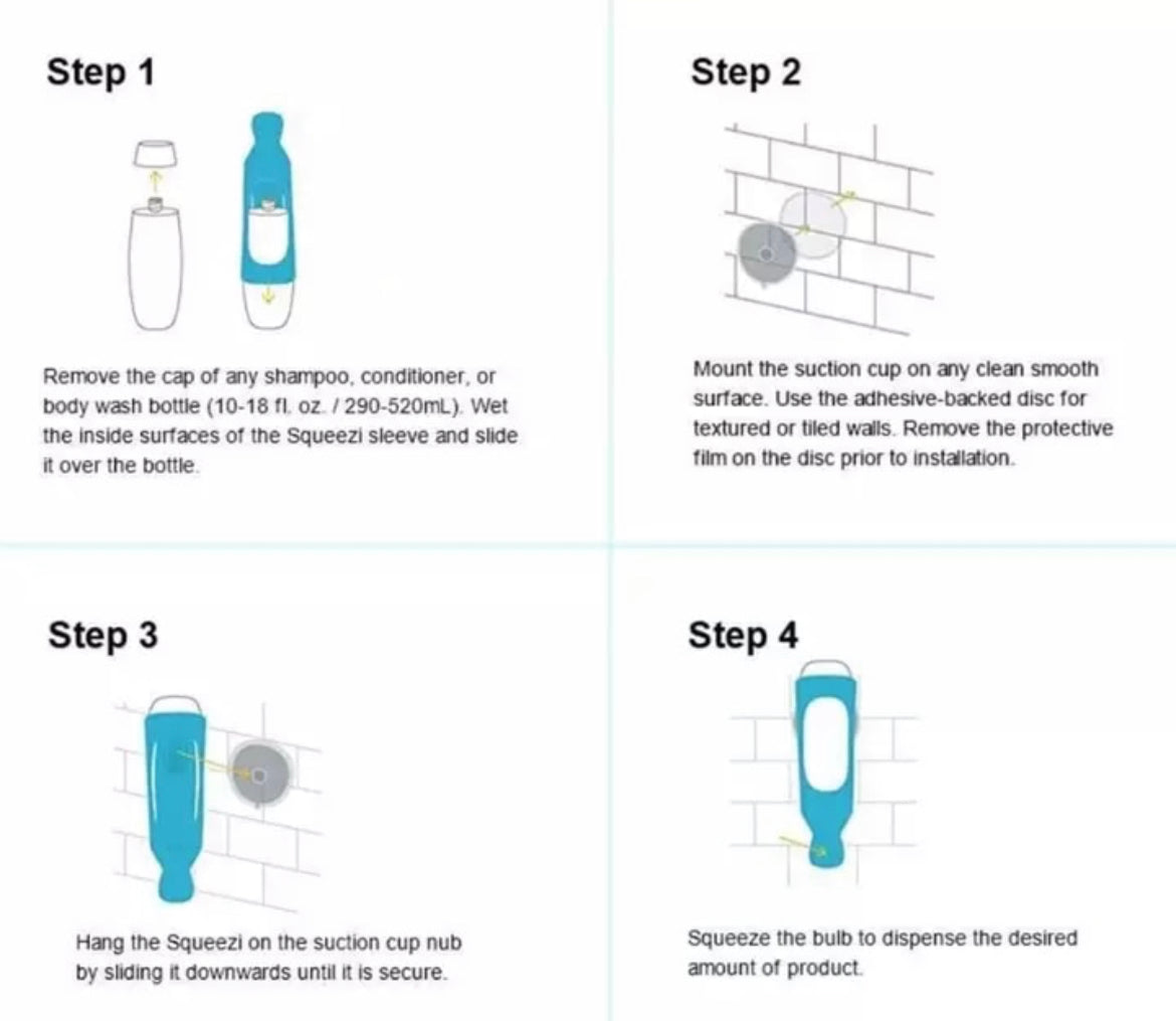 🎨 Easy Squeeze Shower Dispenser  SPIRIT SPARKPLUGS