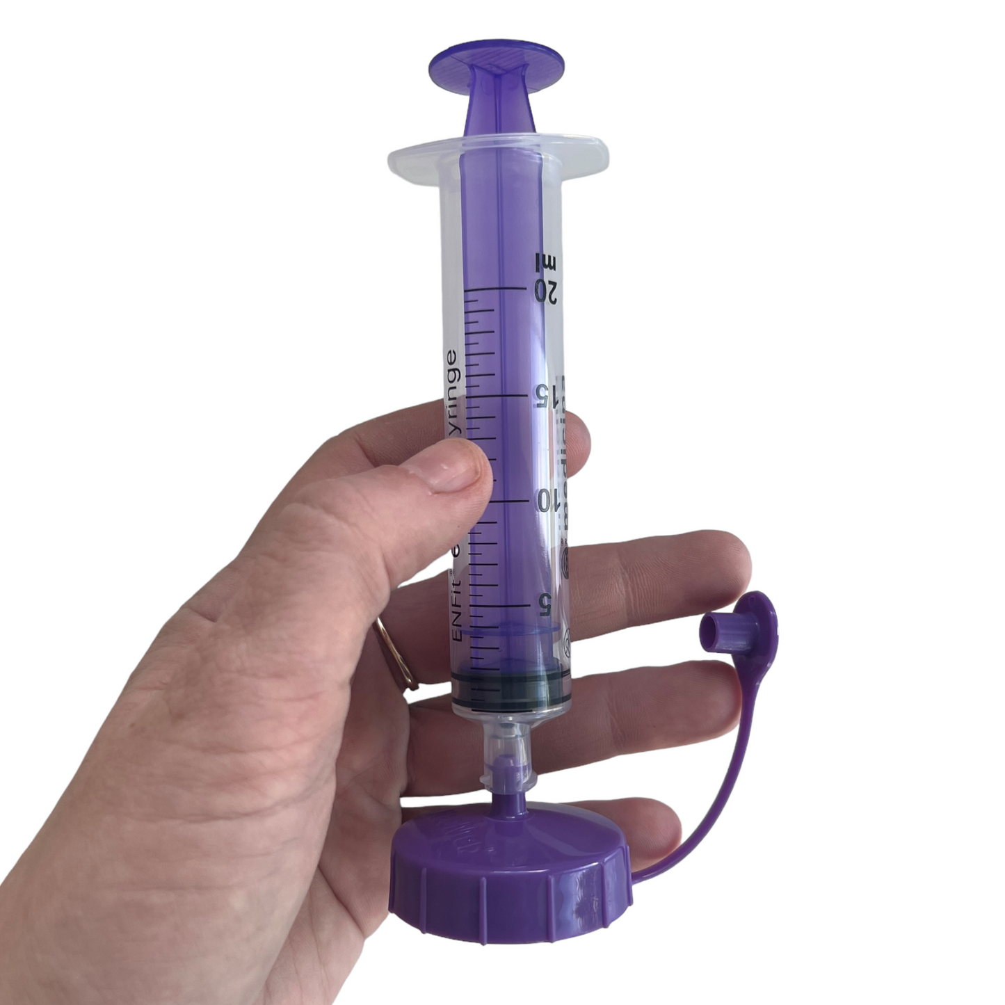 Medication Bottle Syringe Adapter Caps — Avanos (ENFit Compatible)
