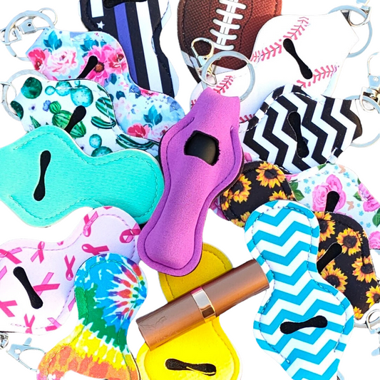 Keyring — Lipstick/Chapstick Holder Keychains SPIRIT SPARKPLUGS