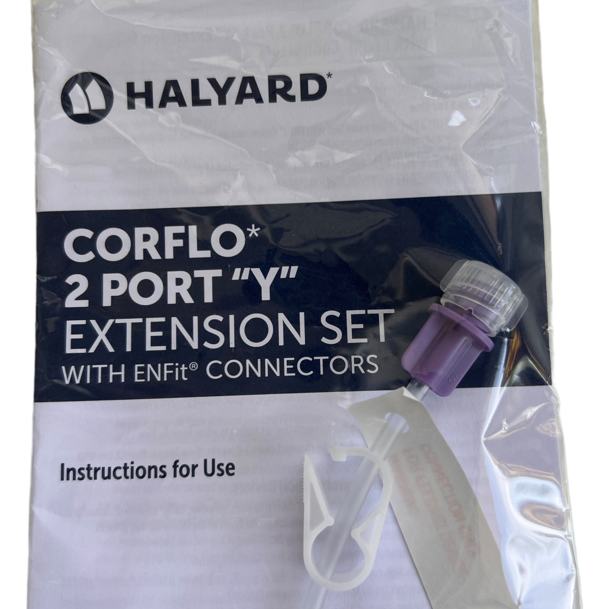ENFit Feeding Tube Extension Set by Corflo (Short) Medical Supplies SPIRIT SPARKPLUGS