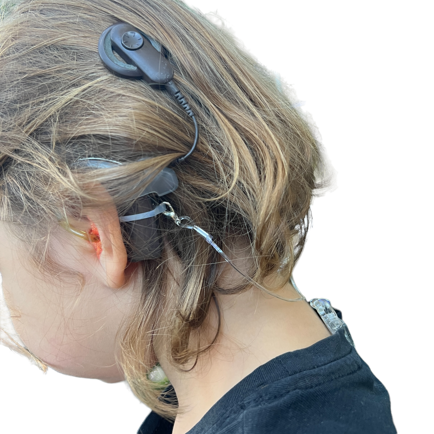 Hearing Aid Safety Clips — Transparent Hearing Aids SPIRIT SPARKPLUGS