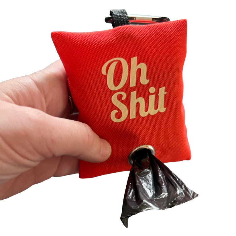 “Oh Sh*t” Rubbish Bag Dispenser Pet Waste Bag Dispensers & Holders SPIRIT SPARKPLUGS