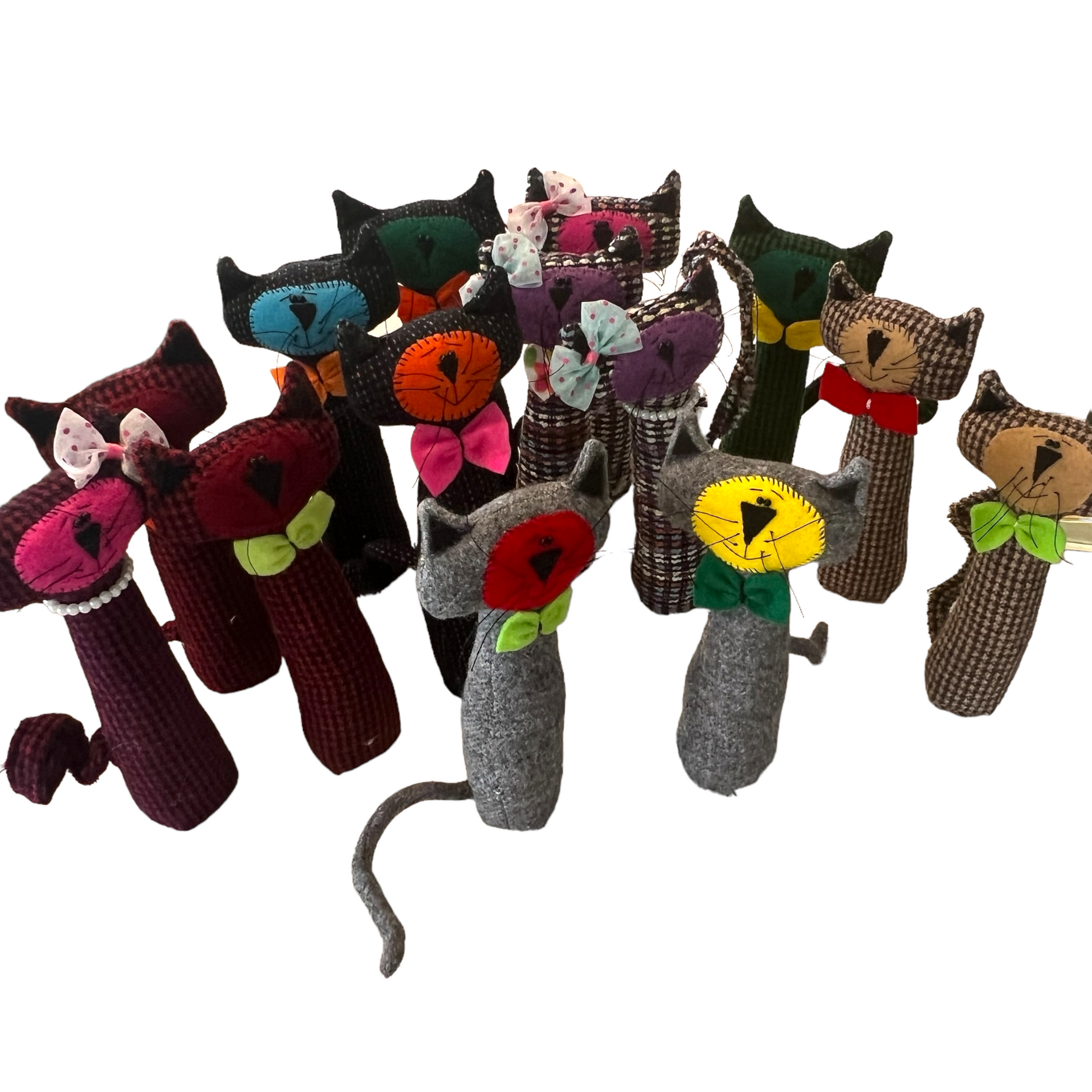 Standing Cats  Splash Quilting