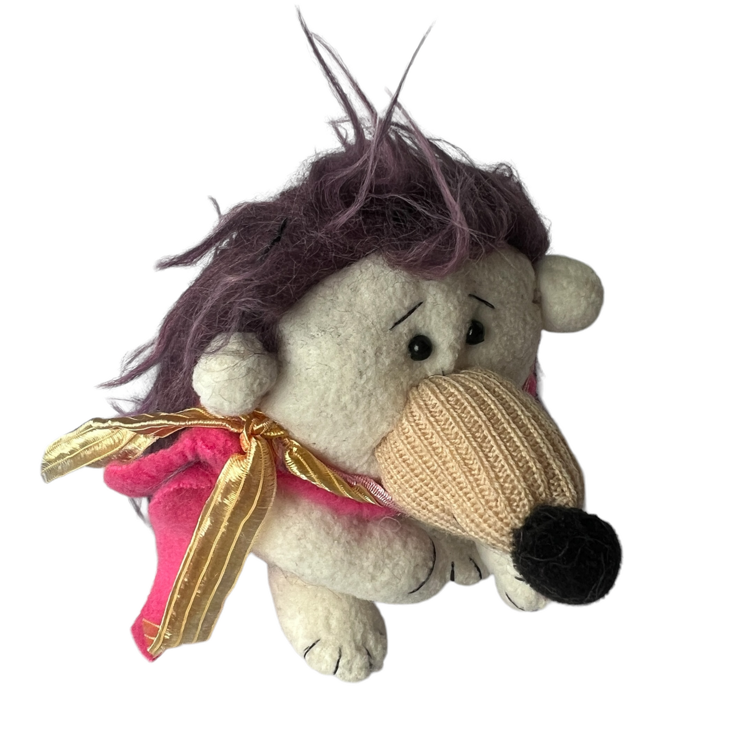 Assorted Toys Splash Quilting Hedgehog Purple