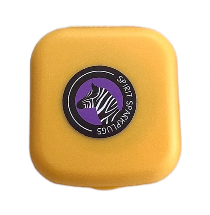 Contact Lens Travel Kit + Tools Contact Lens Care Kits SPIRIT SPARKPLUGS Yellow