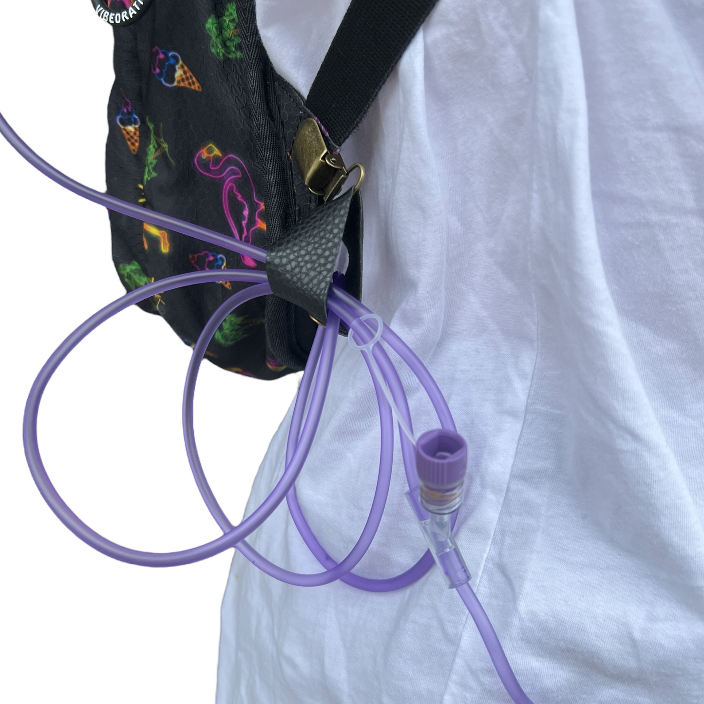 Leather Tubie Clip / Handbag Accessory  SPIRIT SPARKPLUGS