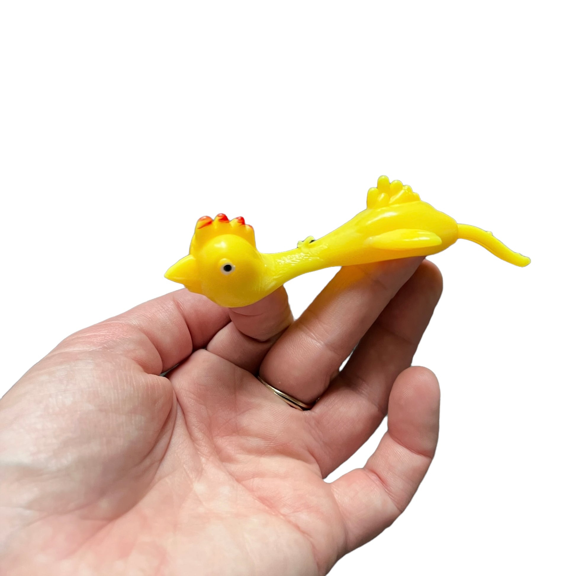 Catapulting Chicken Toys SPIRIT SPARKPLUGS Yellow
