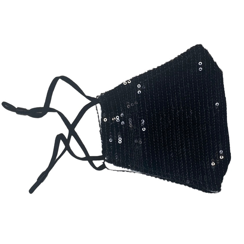 Adult Reusable Fabric Sequin Mask Mask SPIRIT SPARKPLUGS