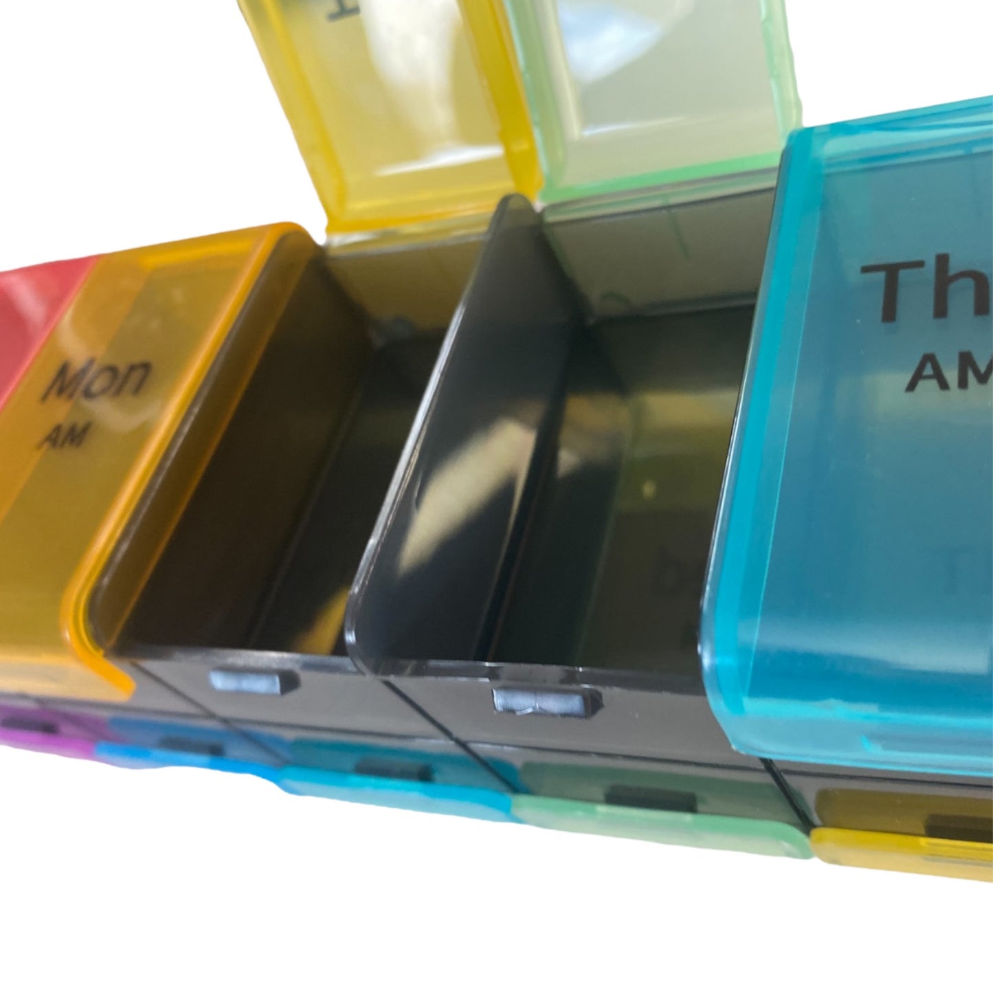 7 Day Pill Box — 2x Blisters Daily - Jumbo Box Managing Medications SPIRIT SPARKPLUGS