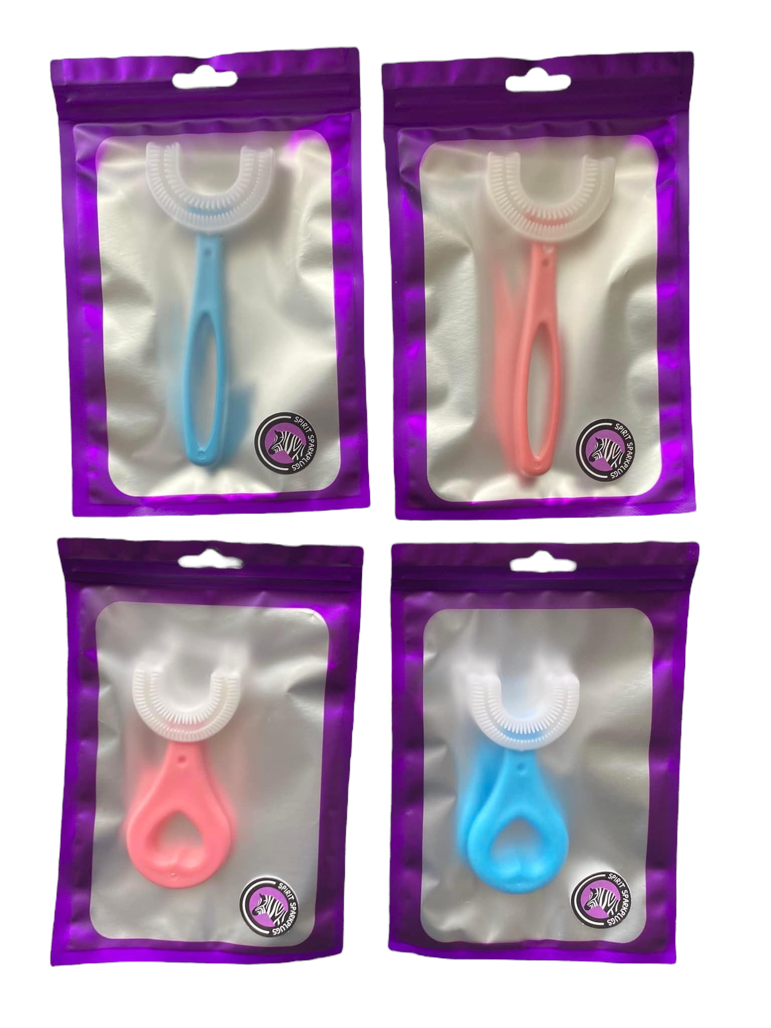 Kids “U” Whole Mouth Toothbrush  SPIRIT SPARKPLUGS