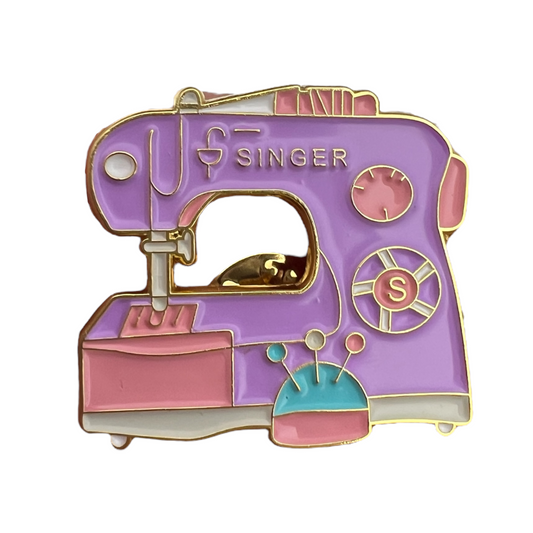 Pin  — Sewing Machine (Purple)