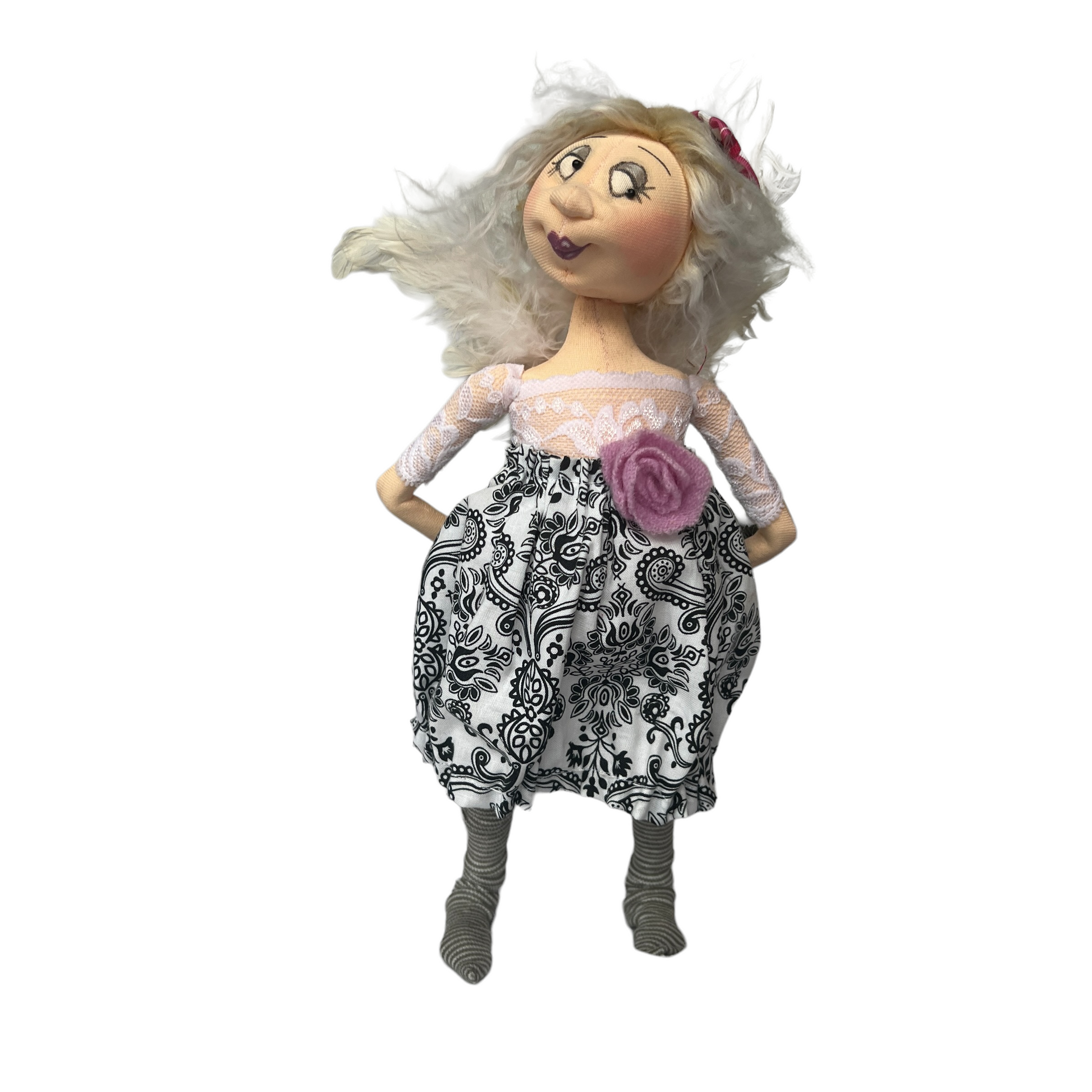 Tina, Sitting Standing Dolls  Splash Quilting