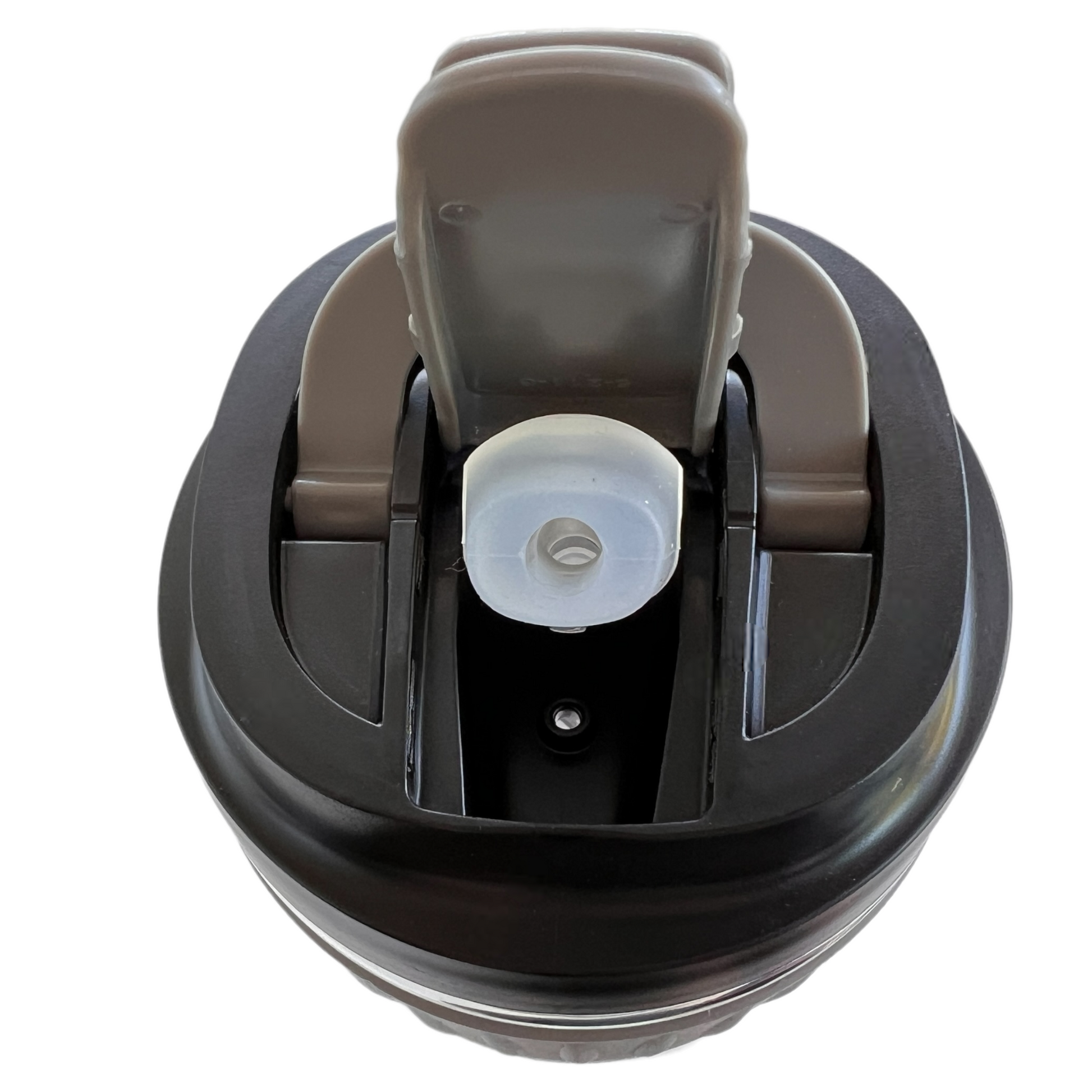 Heavy duty glass mug with lid and built in straw Mobility & Accessibility SPIRIT SPARKPLUGS