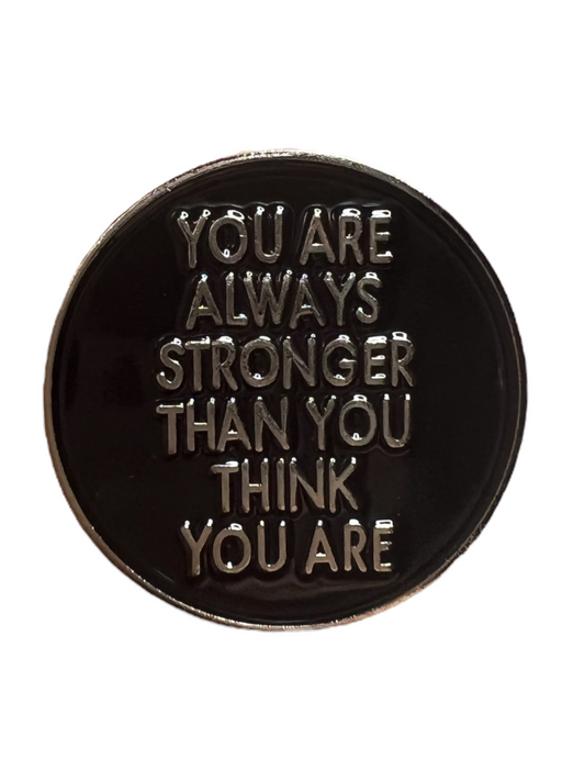 Pin — 'You Are Stronger Than You Think'  SPIRIT SPARKPLUGS You Are Stronger Than You Think Black