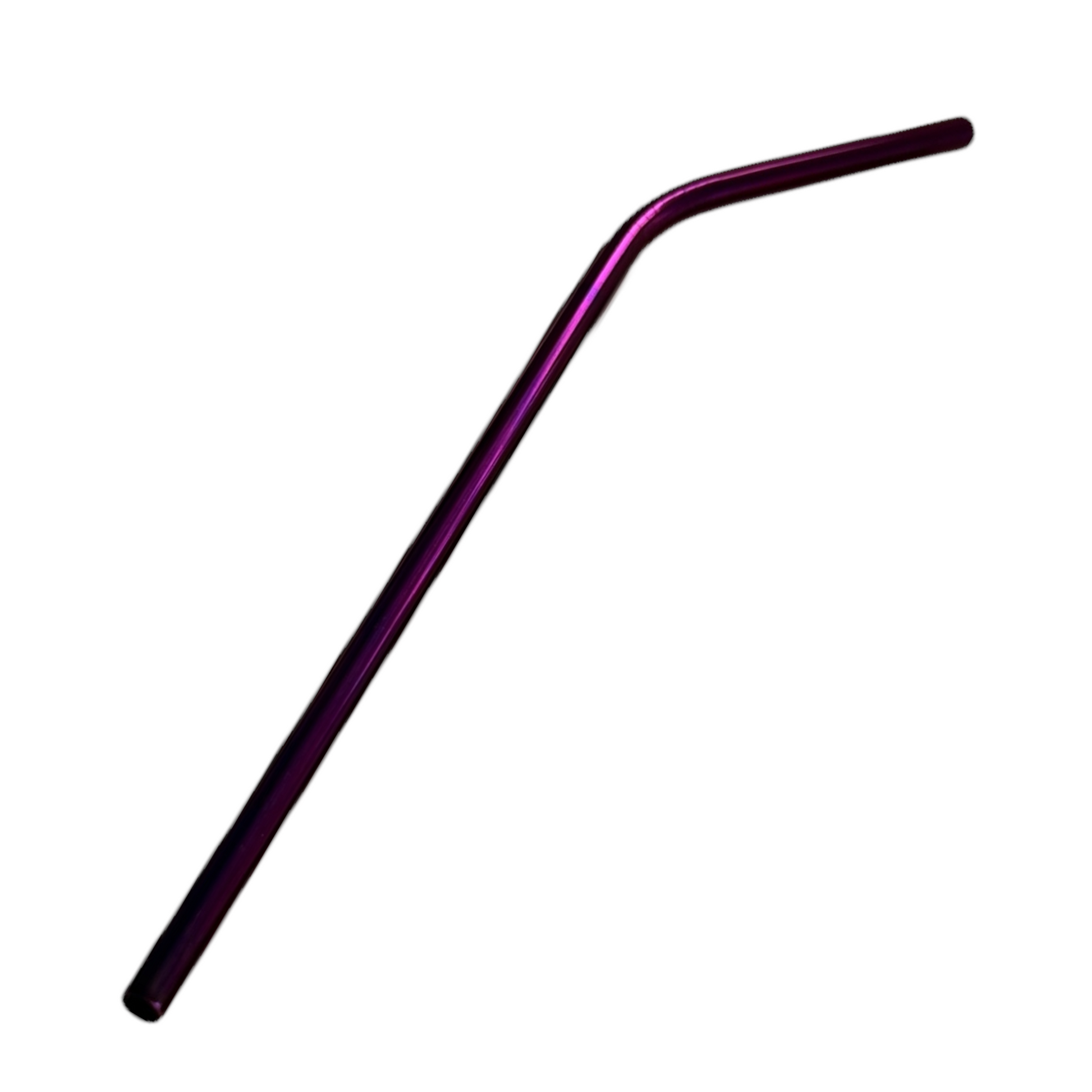 Tall Metal Straws  SPIRIT SPARKPLUGS Purple