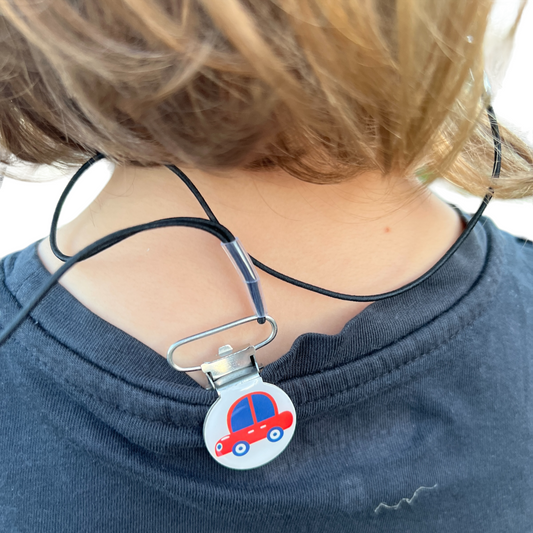 Hearing Aid Anti Loss Lanyard - Red Car Hearing Aids SPIRIT SPARKPLUGS