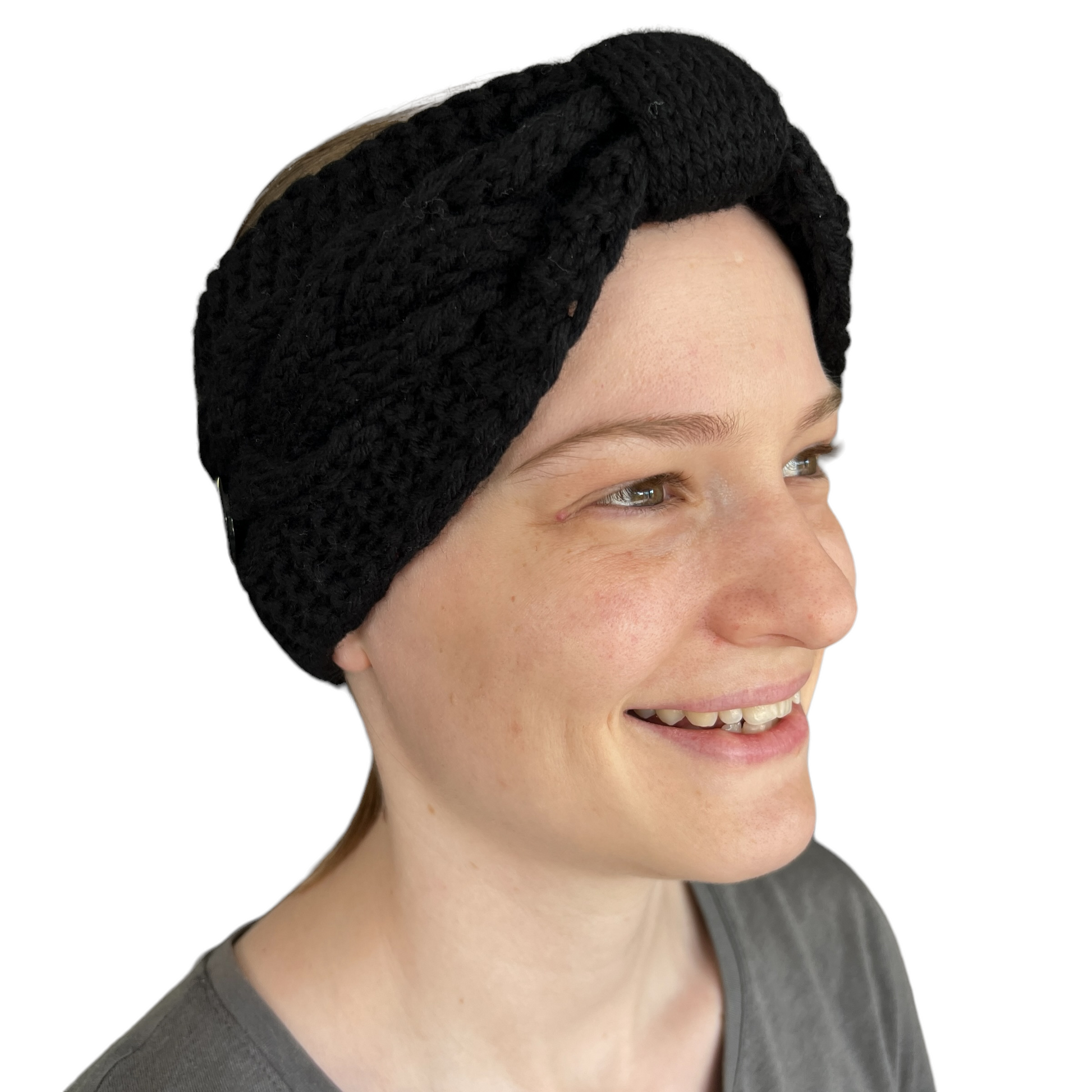 Knitted Headband with Buttons Mask SPIRIT SPARKPLUGS