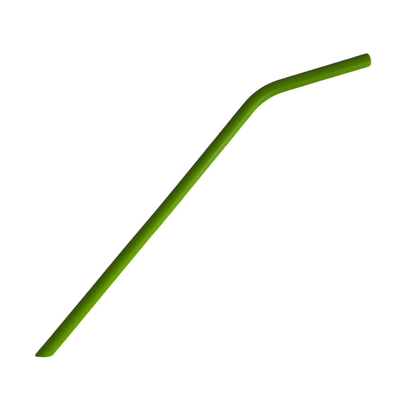 Tall Silicone Straws SPIRIT SPARKPLUGS Light Green