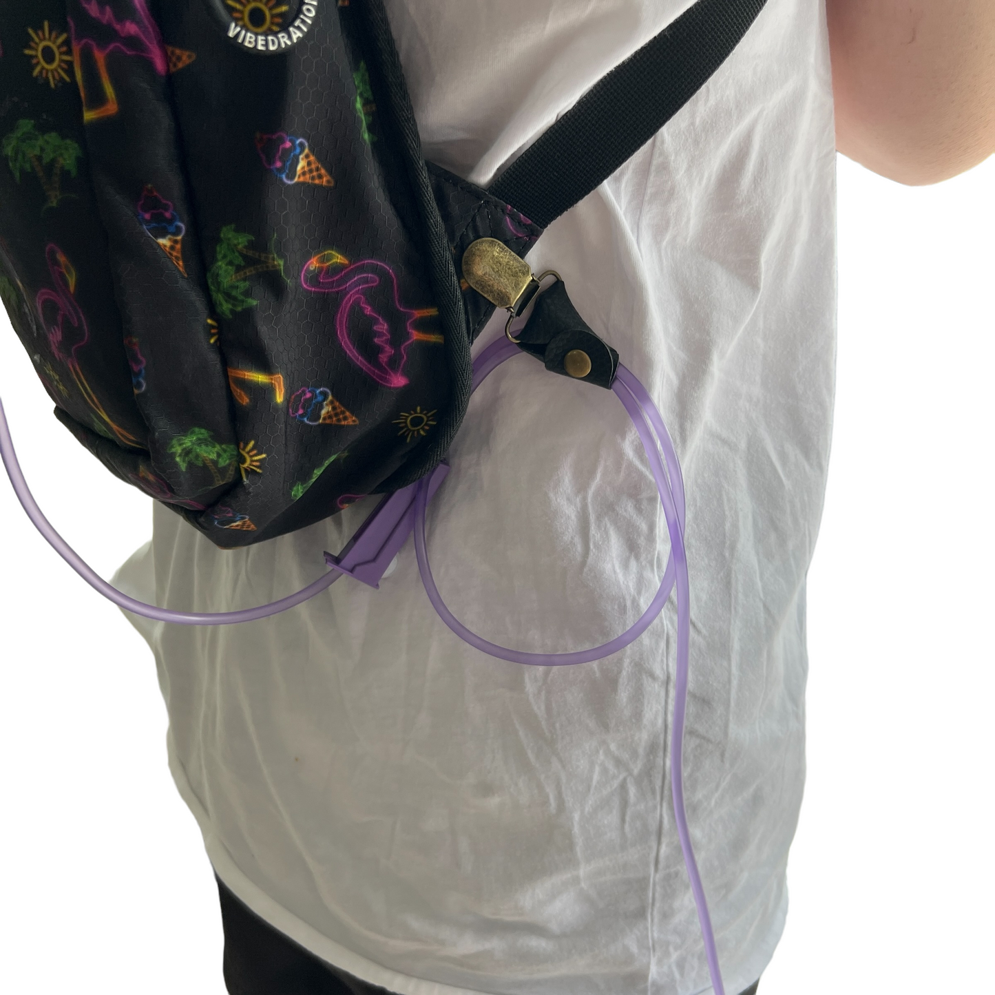 Leather Tubie Clip / Handbag Accessory  SPIRIT SPARKPLUGS