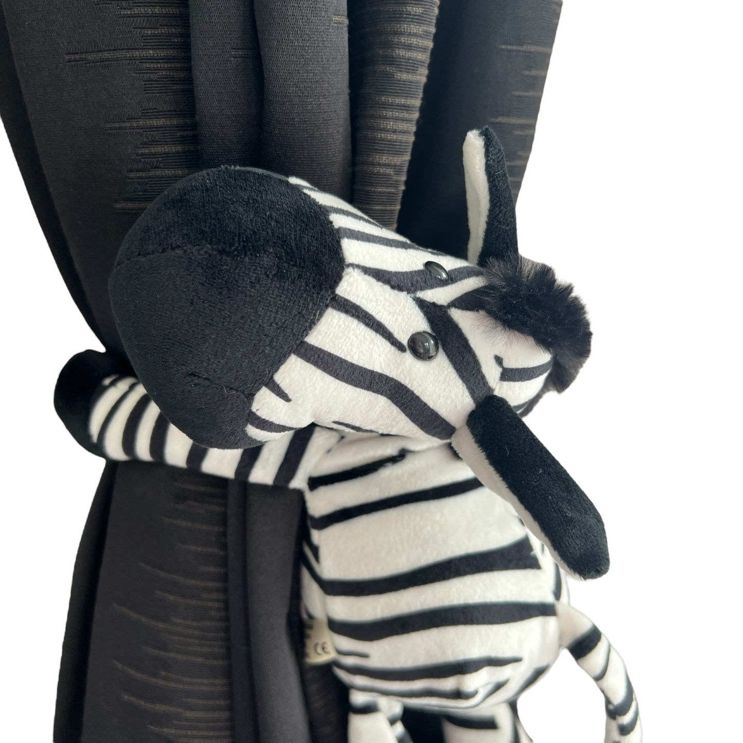 Curtain Holder — Plush (Zebra) Curtain Holdbacks & Tassels SPIRIT SPARKPLUGS