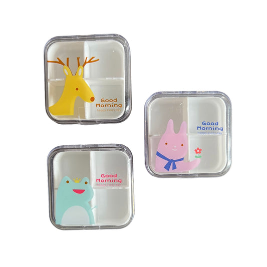 Travel Medication Container - 4 compartment Medical SPIRIT SPARKPLUGS
