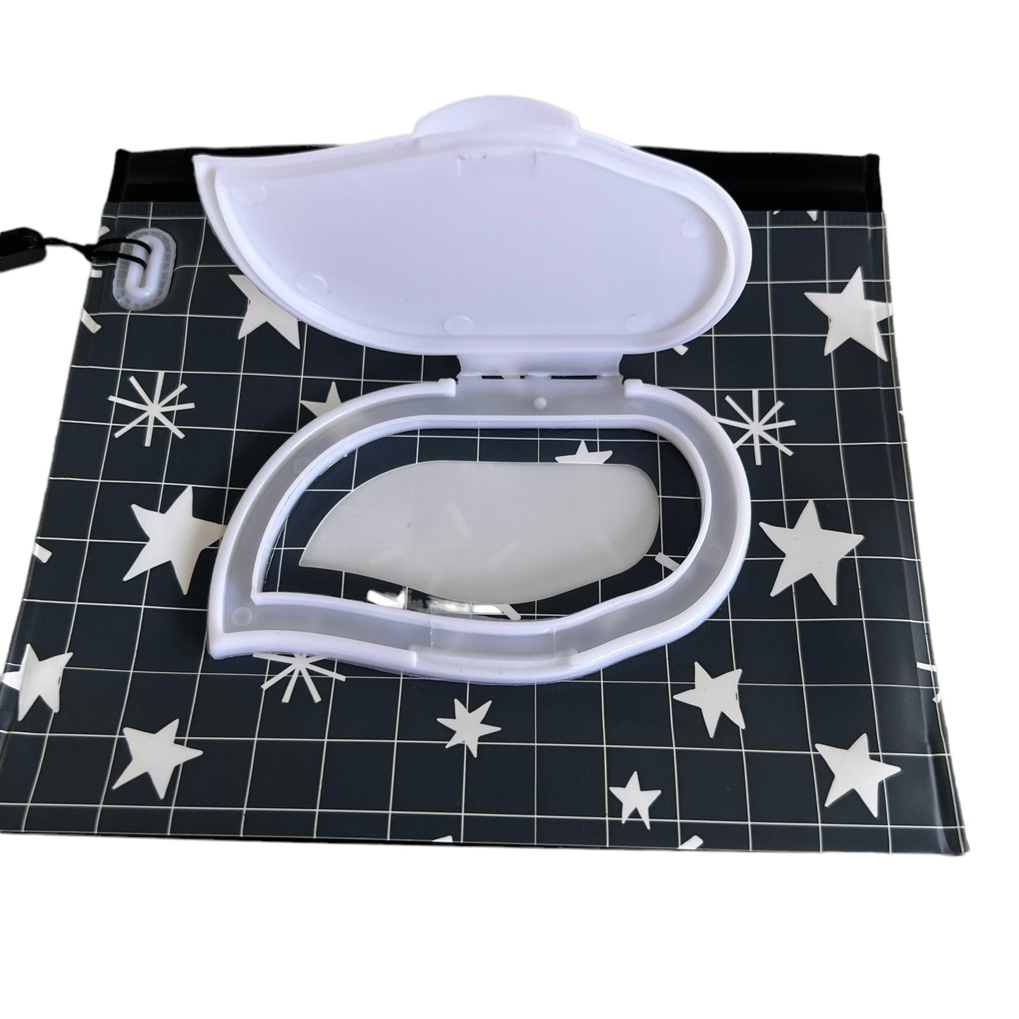 Wet Wipes Travel Potable (Could be called Reusable Wet Wipe Bag — Small Travel Pouches SPIRIT SPARKPLUGS