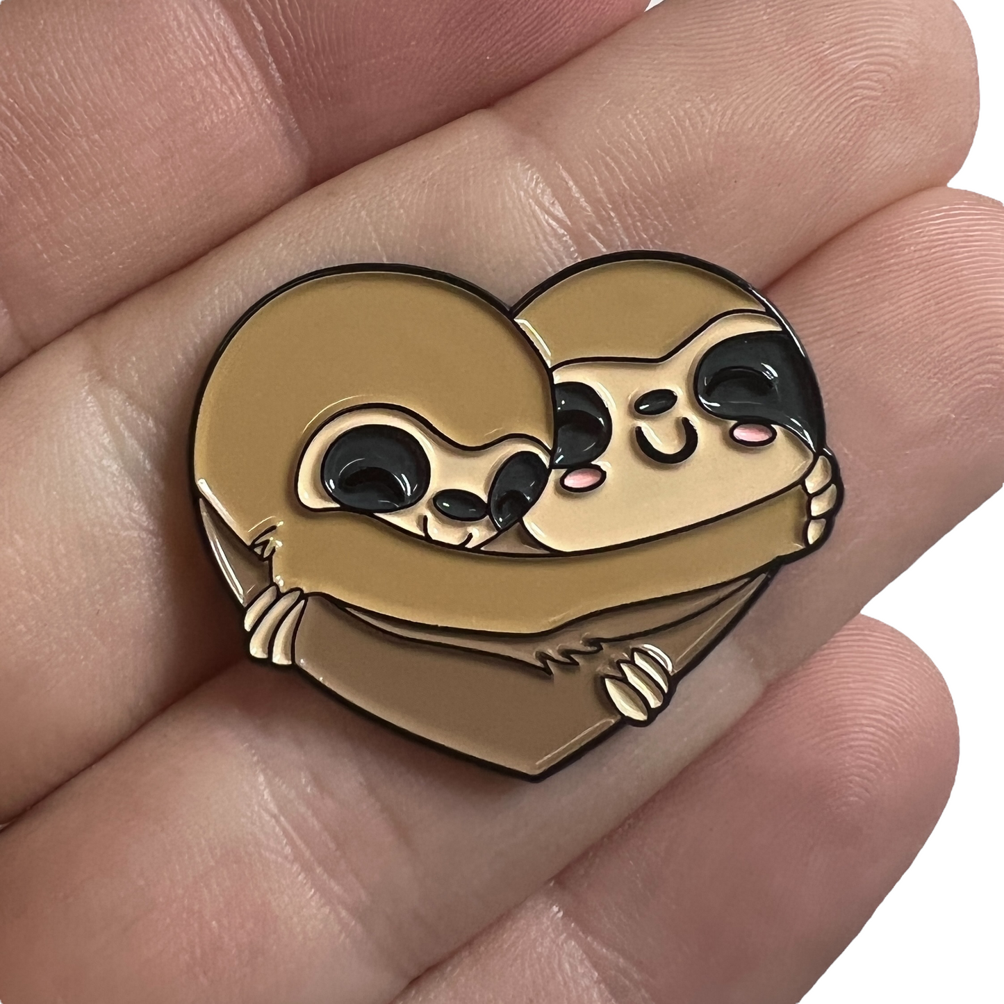 Pin — 'Sloths Heart' SPIRIT SPARKPLUGS Sloths Love