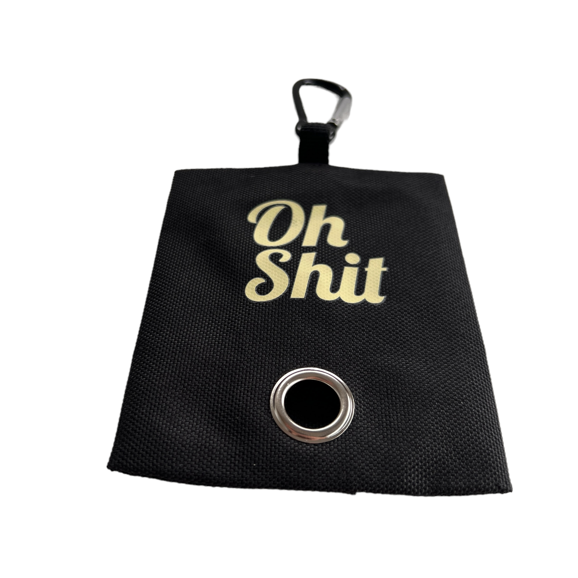 “Oh Sh*t” Rubbish Bag Dispenser Pet Waste Bag Dispensers & Holders SPIRIT SPARKPLUGS Black