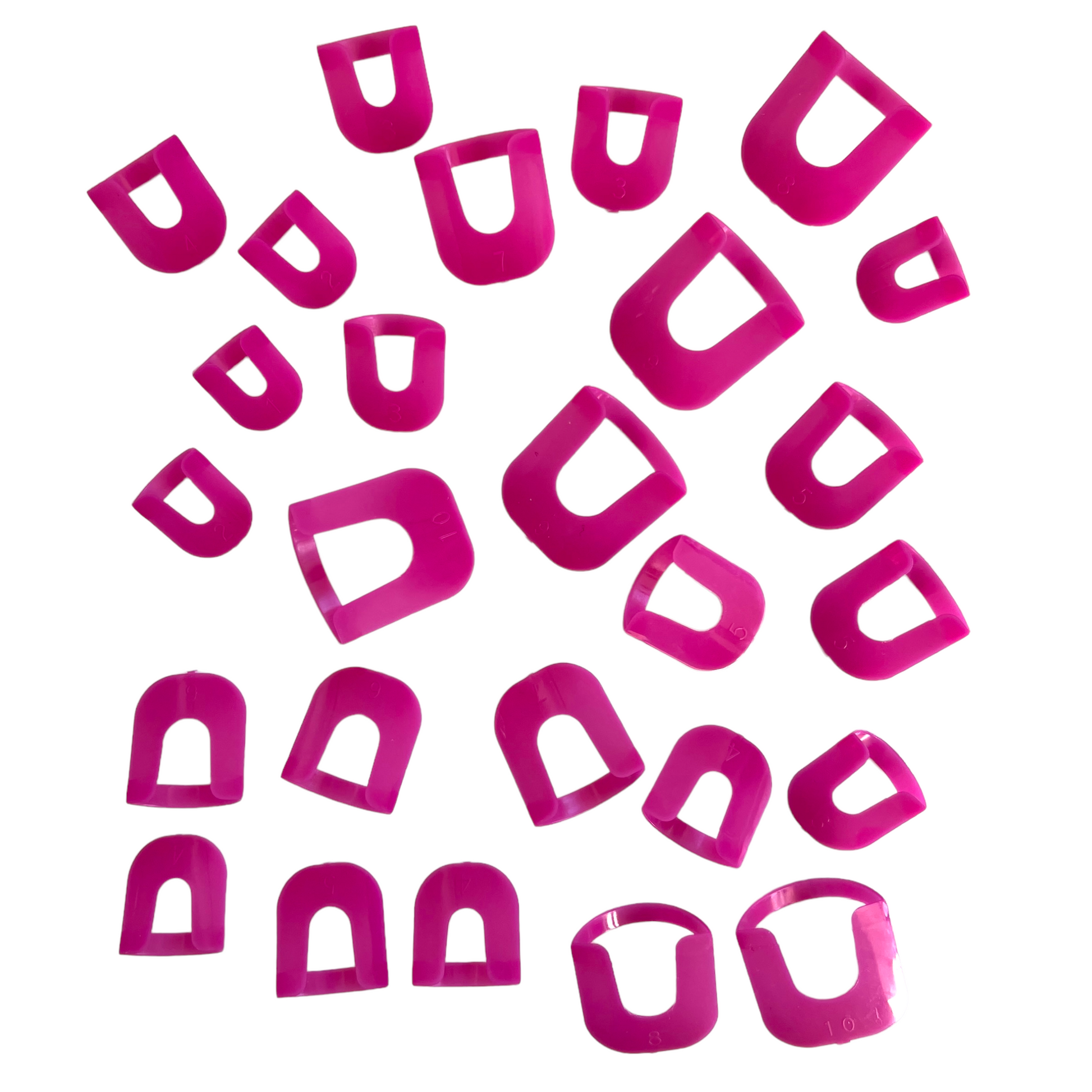 Support Guards for Nail Polish Health & Beauty SPIRIT SPARKPLUGS Pink Set