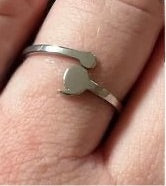 Semicolon Ring - ‘Your Story Isn’t Over Yet’. Rings SPIRIT SPARKPLUGS Silver