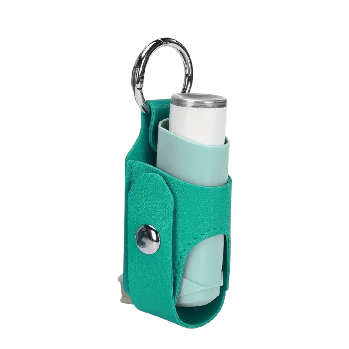 Keyring — Leatherette Inhaler Holder (snap)