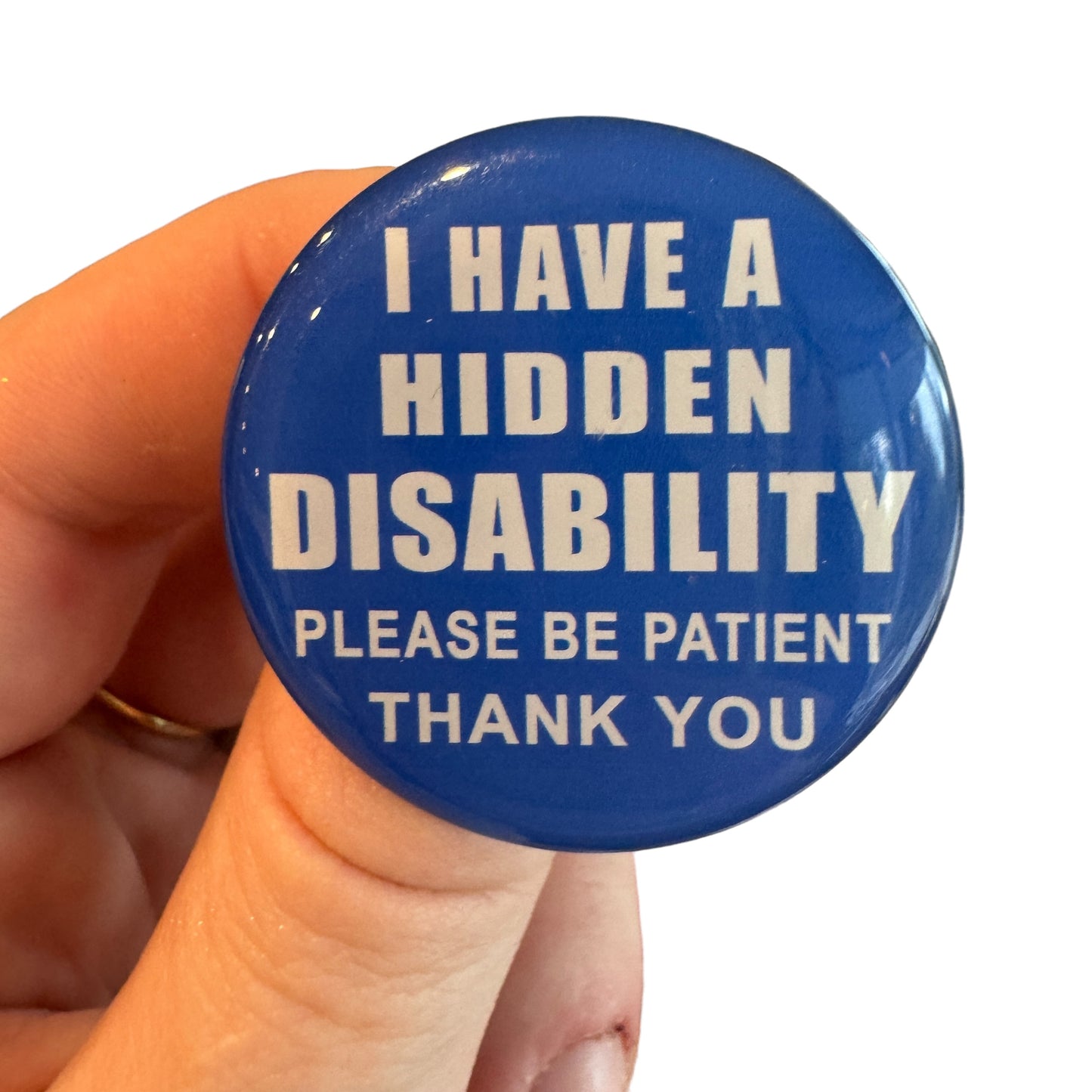 Pin — ‘I have a hidden disability’