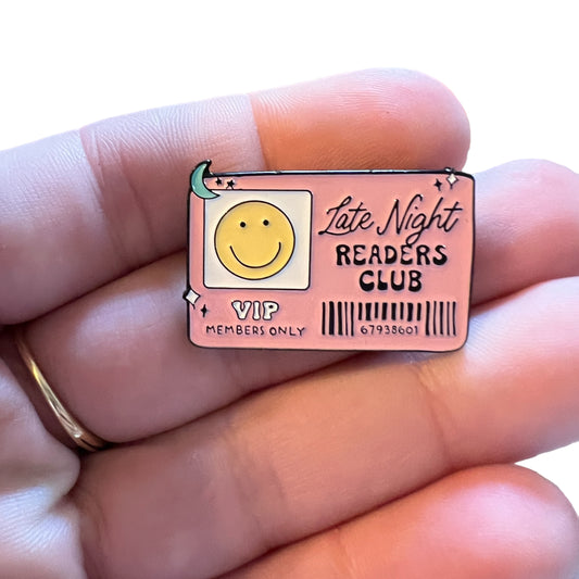 Pin — Late Night Readers Club